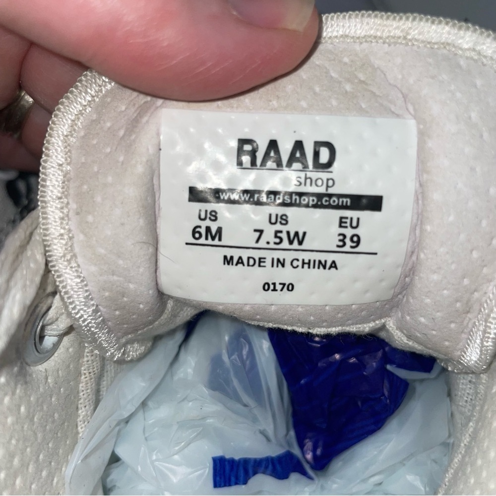 RAAD High Top Shoes – Palm Trees & Skull Design – Lace Up – Multi-Color – Unisex - Picture 7 of 8